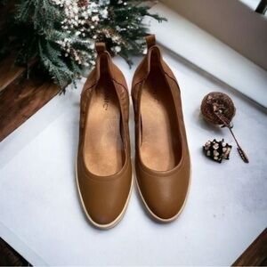 Vionic Brown Leather Women's Shoes